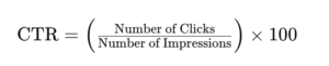 click through rate calculation